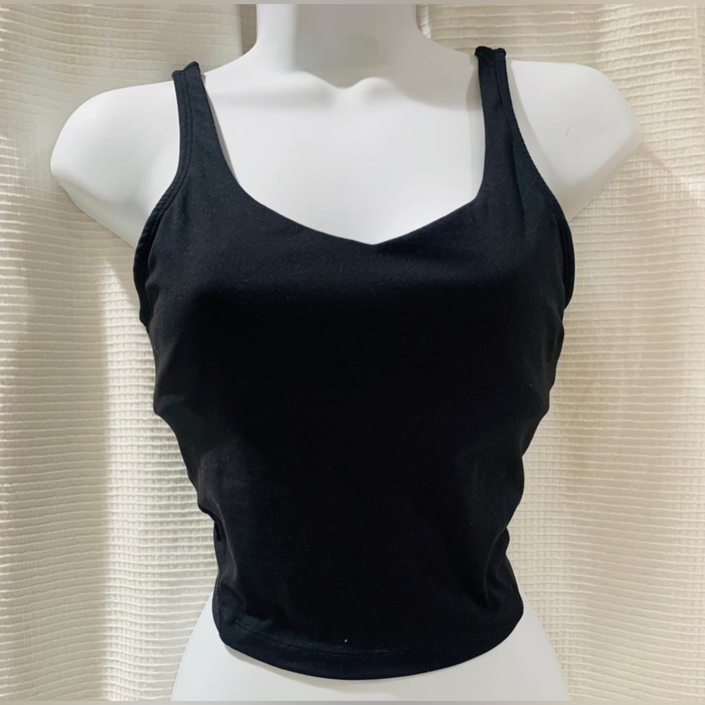 Black Women's V-Neck Tank Top